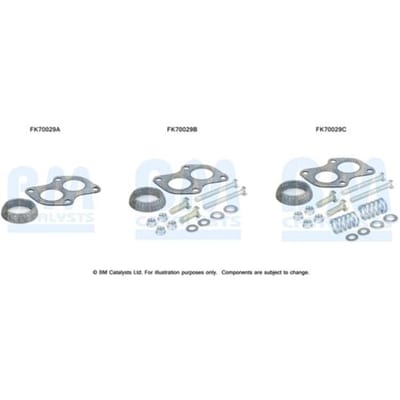 Montageset, uitlaatpijp BM CATALYSTS FK70029B