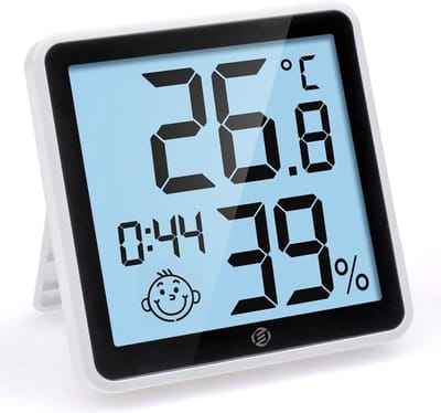 Temperatuurmeter Binnen - Huisthermometer - Weerstation Binnen - Thermometer Binnen Digitaal - Kamer Thermometer - Binnenthermometer - Huisthermometer Binnen - Digitale Thermometer - Binnenshuis