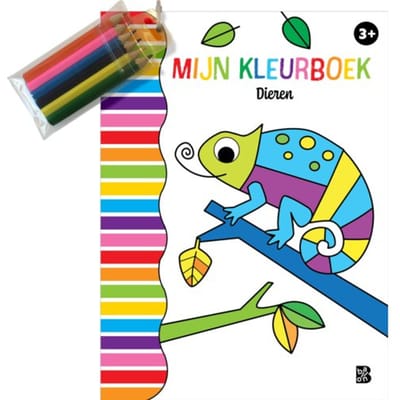 Dieren - Kleurboek Met Kleurpotloodjes
