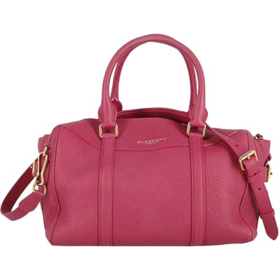 Burberry Bee Handle Bag in roze leer