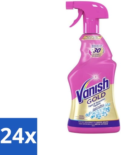 Vanish Oxi Action Gold - Vlekkenverwijderaar Spray - Tapijtreiniger - 500 ml - Voordeelverpakking - 24 stuks