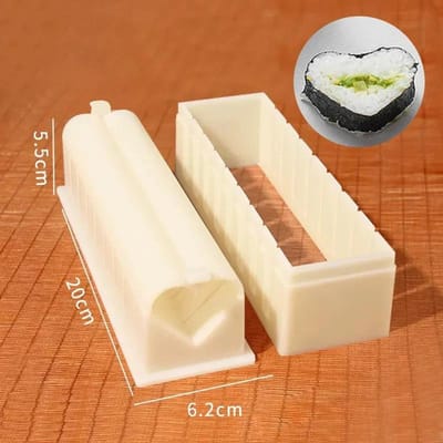 DIY Sushi Maker Hart Ronde Vierkante Vorm Rijstvorm Japanse Eten Bento Accessoires Sushi Boot Rijstbalvorm Onigiri Sushi Mat