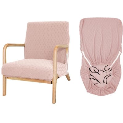 Jacquard waterdichte armleuning stoelhoes houten stoel hoes elastische stoelbeschermer voor huisdieren wasbaar (Alleen dekking, geen stoel ) universal