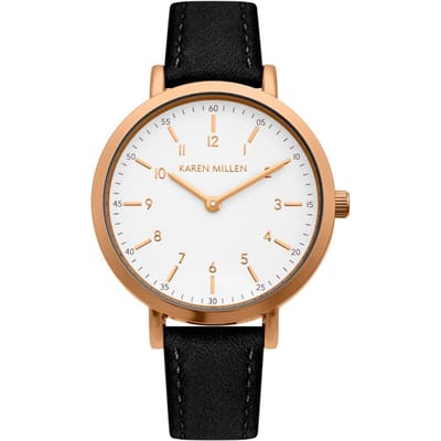 Karen Millen SKM163BRG Dames Horloge 34mm 3 ATM