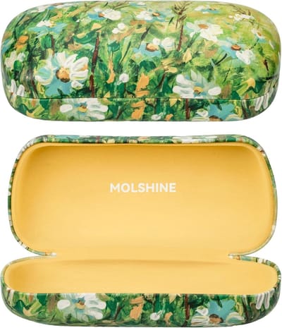 Zonnebril etui groot - klassiek ontwerp - inclusief schoonmaakdoekje - perfect voor bescherming - ShopVlot