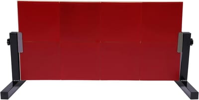 Tafeltennis Retourbord - Rebound Plank - Training Oefenen - 360° Hoekverstelling - 66.5 x 33.5 cm - Rood Zwart