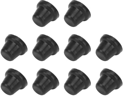 Dailygoods- Remontluchter 10 Stuks - Ontluchtingsnippelafdekkingen - Rubberen Doppen - Geschikt voor Auto's/Motoren/Machines - Professioneel Ontwerp - Uitgebreide Bescherming - Vetfittingdop