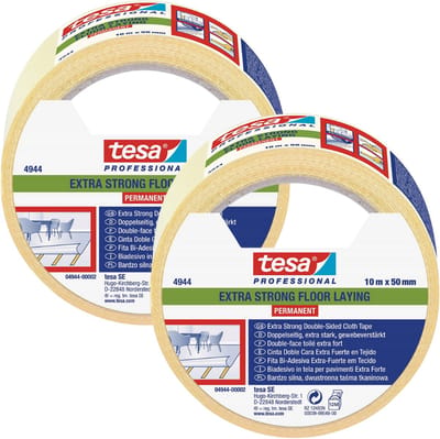 Tesa - Dubbelzijdige Tapes voor Tapijten - 10m - 50mm - Extra Sterk