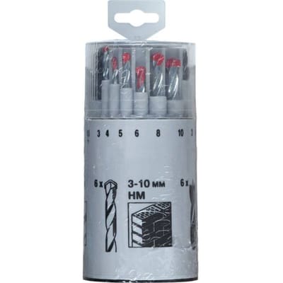 kwb 429690 HSS Metaal-spiraalboorset 18-delig 3 mm, 4 mm, 5 mm, 6 mm, 8 mm, 10 mm DIN 338 Cilinderschacht 18 stuk(s)