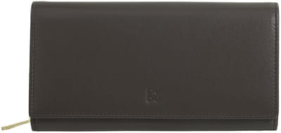 DuDu Madeira Portemonnee Leder 19 cm - Dames - Horizontaal - coffee brown