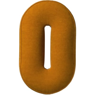Fluweel 0 kussen Yellow Tipi