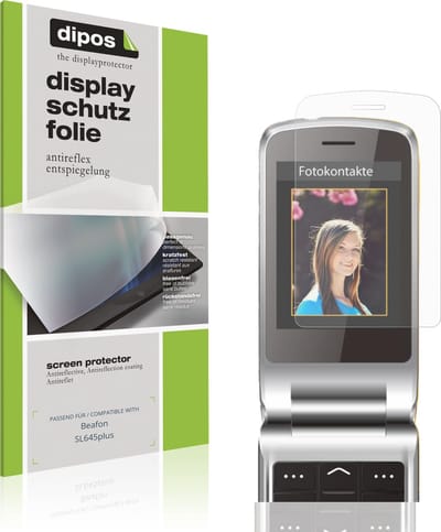 dipos – 4x Matte Beschermfolie geschikt voor Beafon SL645plus | Krasbestendige & antireflecterende Screenprotector Ultra-Thin