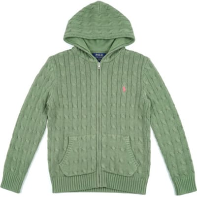 Vest Polo Ralph Lauren LS FZ HOOD-SWEATER-FULL ZIP