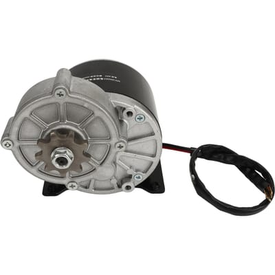Kit de Modification de Vélo Électrique 24V 350W Acier MY1016Z3 Moteur à Réduction de Vitesse Ensemble Contrôleur pour Scooters DIY Motos gray