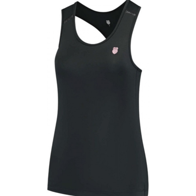 K-Swiss Hypercourt 4 dames tanktop - Zwart - Maat M