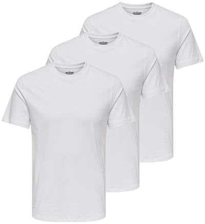 Only & Sons Heren t-shirt 3 pack MAX