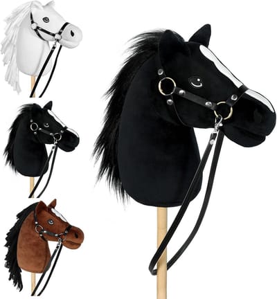Steekpaard houten hoofdstel Hobby Horse 90 cm