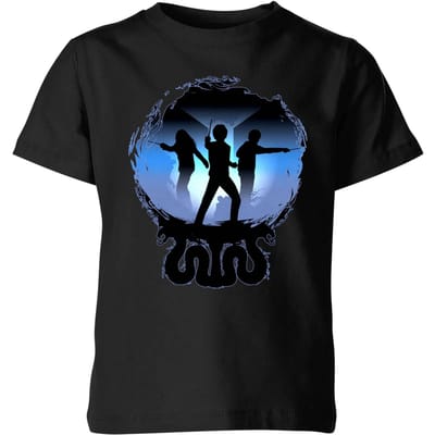 Harry Potter Silhouet Attack kinder t-shirt - Zwart - 98/104 (3-4 jaar)