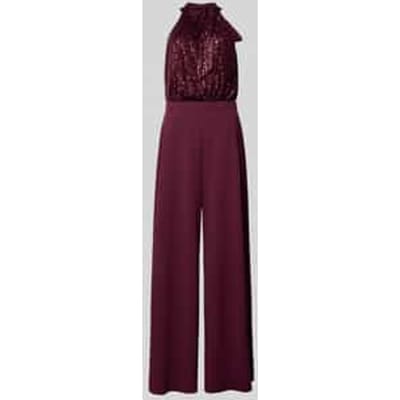 Regular fit jumpsuit met pailletten