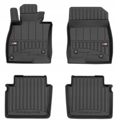 Frogum Elmasline - Automatten Set - Geschikt voor Mazda 6 III Sedan (2012-2018) - 3D Pasvorm - TPE Rubber - 6cm Hoge Rand