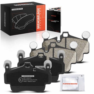 Frankberg 4x Remblokken Vooras voor Porsche