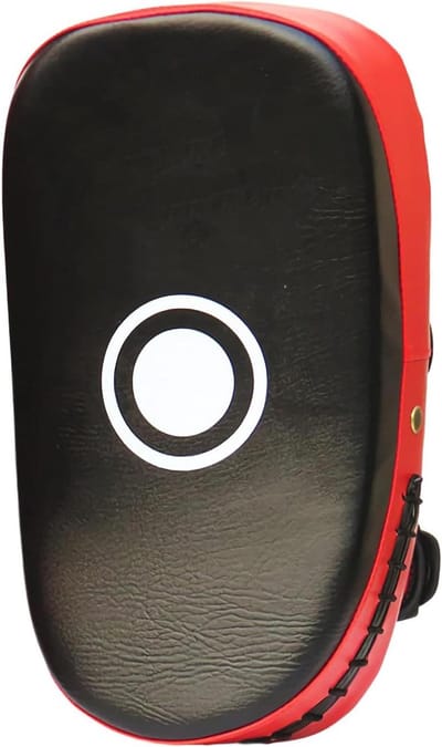 Bokspads Training - Stootkussen Oefenpad - Vechtsport Training - Gebogen Ergonomie - 17x37x10 cm - Enkel attribuut