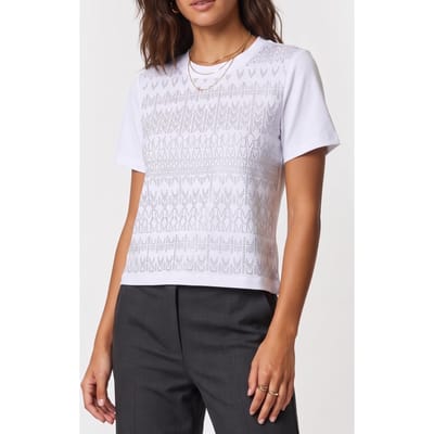 GUESS Anna Ss Round Neck T True White A000 Taglia: XXS | Maglie Sportivi Outlet | Donna | Bianco