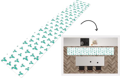 Keukenloper - Loper keuken - Ram - Zodiac - Design - 300x50 cm - Keukenloper vinyl