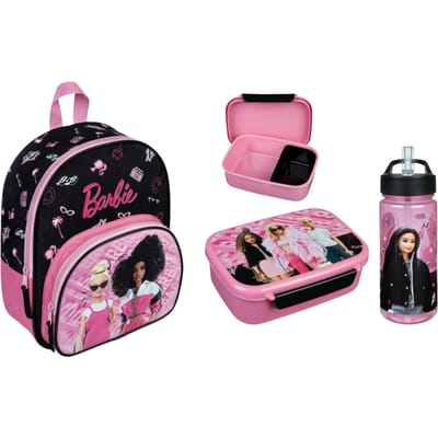 Barbie schoolset; rugzak en lunchset