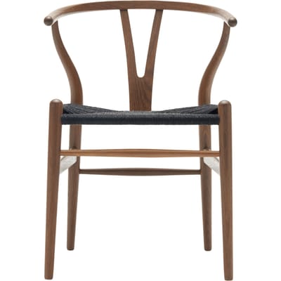 Carl Hansen & Søn CH24 Y Wishbone-stoel eiken - eiken rookkleurig, geolied - Vlecht zwart