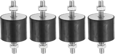 Rubberen Schokdemper - Trillingsdemper Isolator - Machine Demping - Stevig Rubber Metaal - 50x60mm