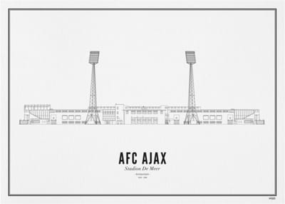 Ajax-print Stadion De Meer A4
