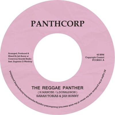 Sarah Tobias & Jah Bunny - The Reggae Panther (7" Single)