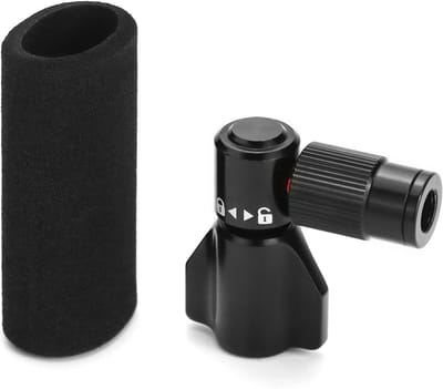 CO2 fietspomp voor Presta en Schrader ventielen, inclusief hoes voor racefiets en MTB, zonder CO2 patronen, ideaal voor snelle bandenreparatie