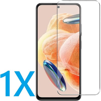 Glasplaatje Geschikt voor: Xiaomi Redmi Note 12 Pro+ - 1x Screenprotector - screen protector - glas - bescherm - beschermglas