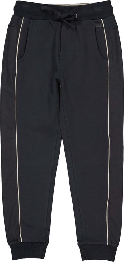 Quapi - Jongens joggingbroek - Black Raven - Maat 98