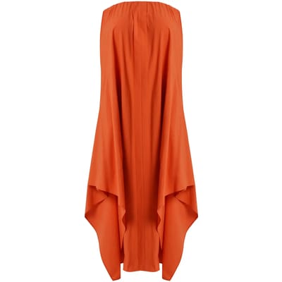 Popeline Bustier Jurk Dames Mat Fashion