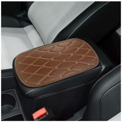 Dailygoods- Armsteun Auto - Antislip Kussen - Waterdichte Protector - PU Lederen Console Hoes - Comfortabele Rijervaring - Hoogwaardig Schuim - Consolekussen