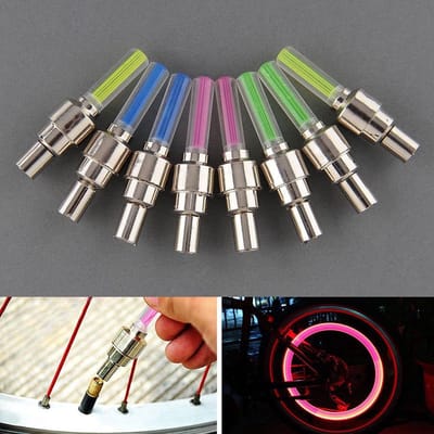Fiets LED Ventiel verlichting multicolor