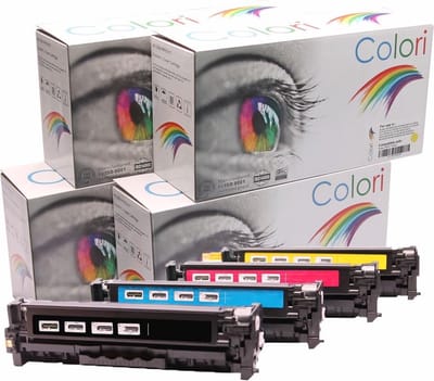 Set 4x Colori huismerk toner geschikt voor Canon 718 voor Canon I-Sensys LBP-7200 LBP-7200c LBP-7200cdn LBP-7200cn LBP-7210cdn LBP-7660cdn LBP-7680cdn LBP-7680cx MF-724cdw MF-726cdw MF-728cdw MF-