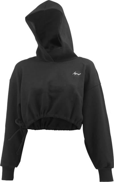 GracefulGlide Fashion Dames Hoodie Zwart/ Dames Signature Milano Olive Cotton S/M