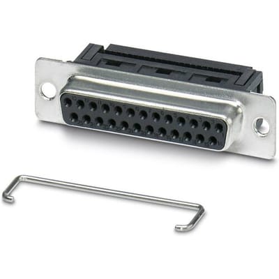 Phoenix Contact VS-25-BU-DSUB-FK 1689925 D-sub female connector 90 ° Aantal polen: 25 Snijklem 10 stuk(s) Package
