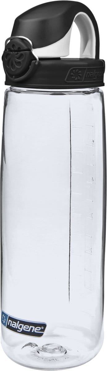 Nalgene - OTF - drinkfles - waterfles - lekvrij - bidon - 650ml - BPA free - SUSTAIN - Clear/Black cap