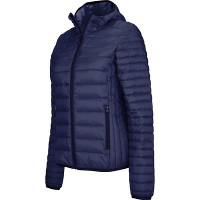 Kariban Ladies' lightweight hooded padded jacket K6111 - Navy - XL