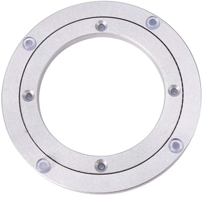 Dailygoody - Roterende draaitafel - Aluminium - 6 Inch - Taartdecoraties - Geschikt voor tv-standaard en meubels - Ideaal voor restaurant