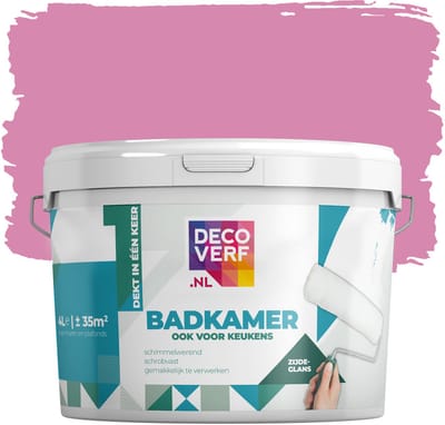 Decoverf badkamerverf warmroze, 4L