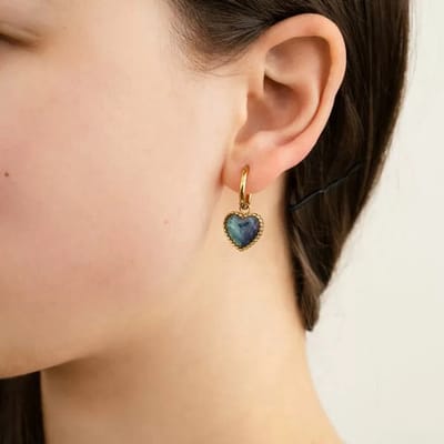 COLOURFULL LOVE OORBELLEN navy-cadeau- moederdag- valentijn- dames- kerst-sinterklaas-Trendy