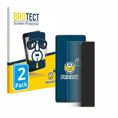 BROTECT - privacy screenprotector voor Motorola Moto G85 - Folie Beschermfolie Blauwlichtfilter 2 Stuks