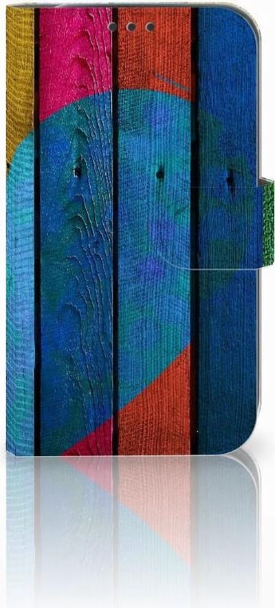 Samsung Galaxy Xcover 4 | Xcover 4s Book Style Case Wood Heart - Cadeau voor je Vriend