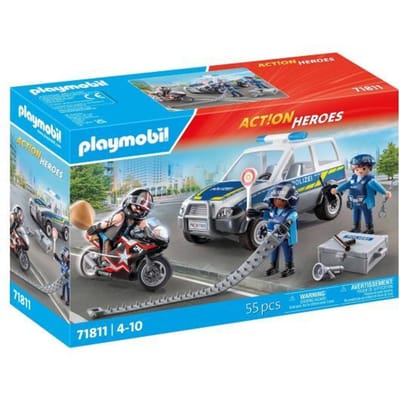 PLAYMOBIL 71811 PROMO Politiejacht naar criminelen Bouwsets